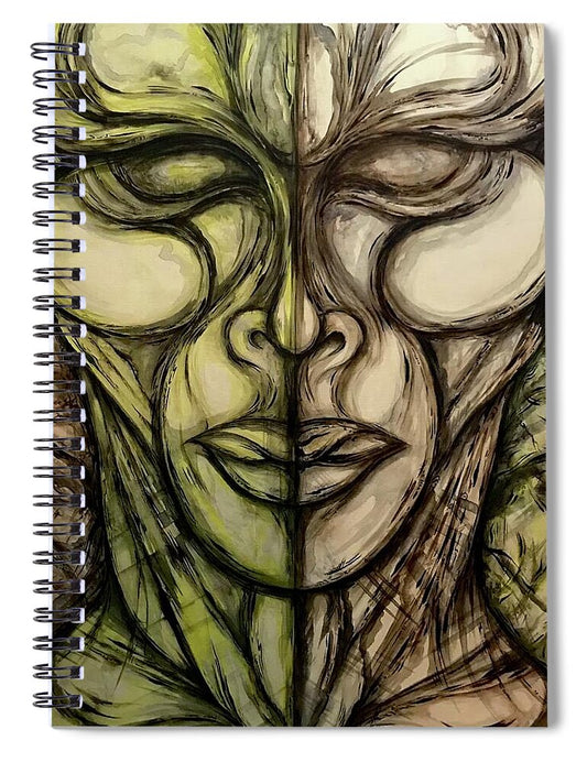 Alien Double - Spiral Notebook