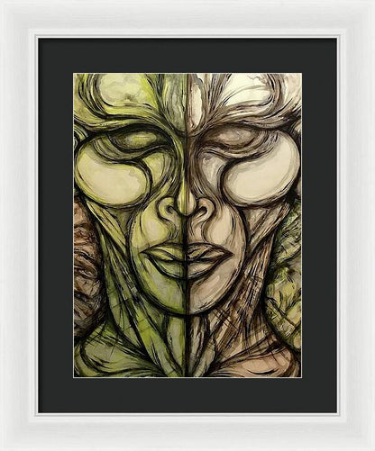 Alien Double - Framed Print