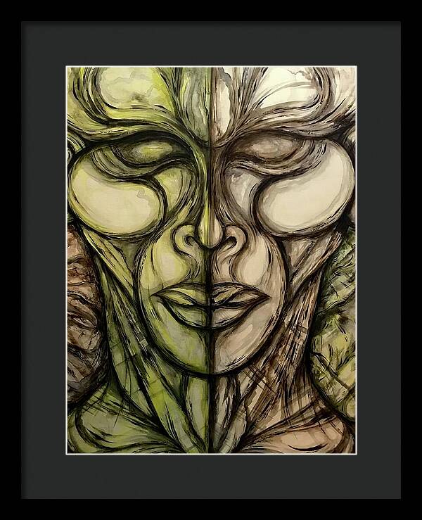 Alien Double - Framed Print