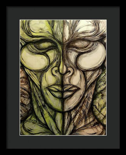 Alien Double - Framed Print