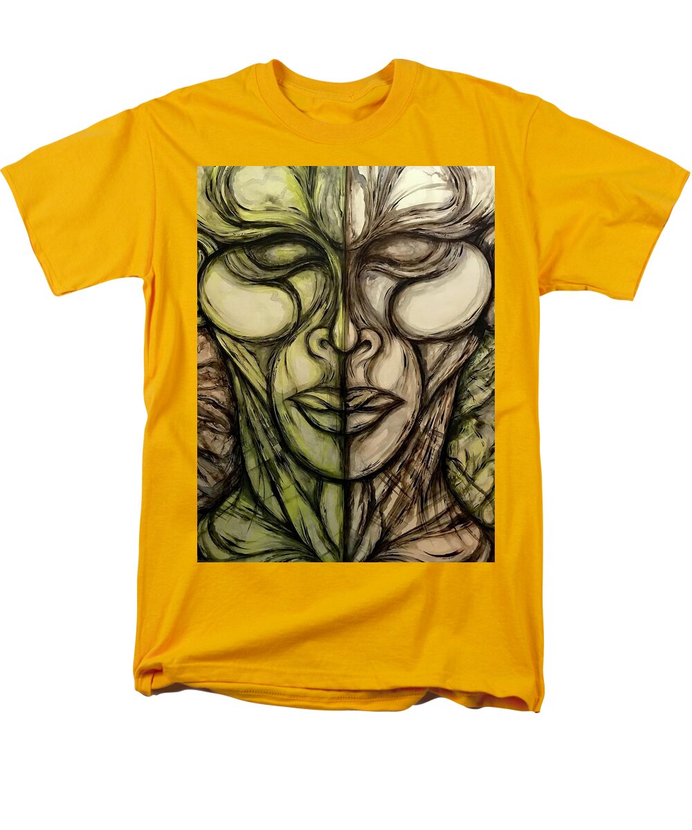 Alien Double - Men's T-Shirt  (Regular Fit)