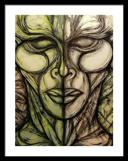 Alien Double - Framed Print