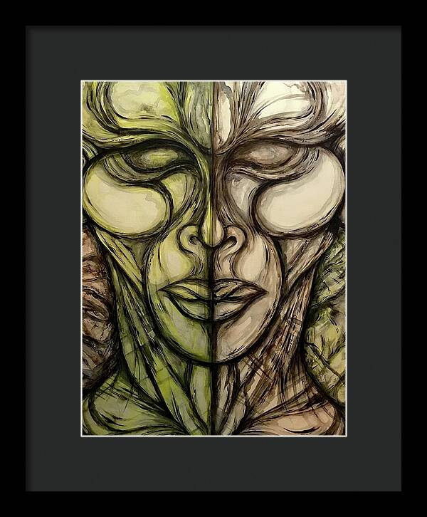 Alien Double - Framed Print