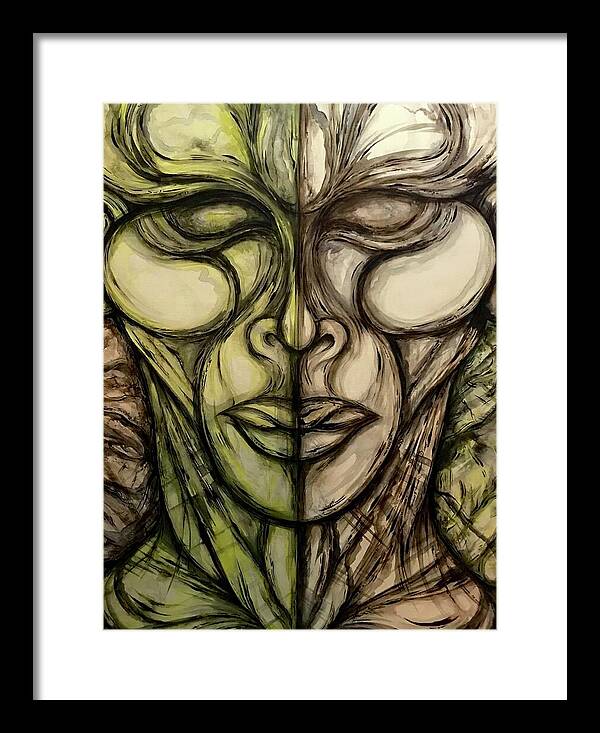Alien Double - Framed Print