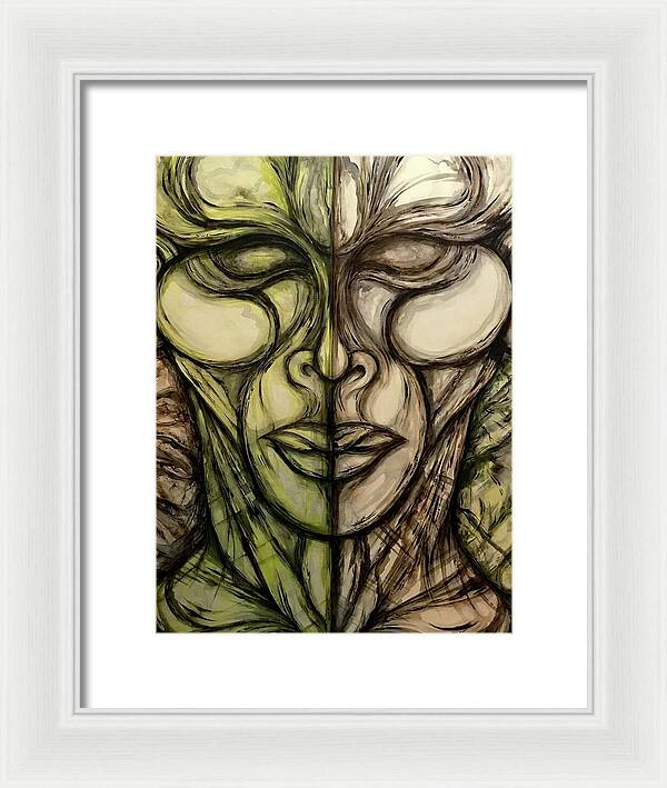 Alien Double - Framed Print