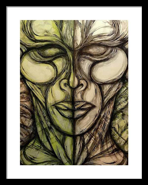 Alien Double - Framed Print