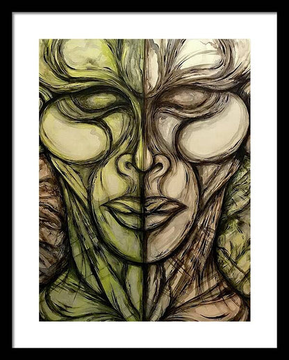 Alien Double - Framed Print