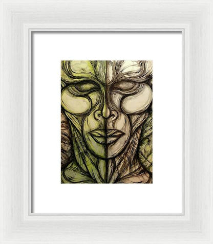 Alien Double - Framed Print