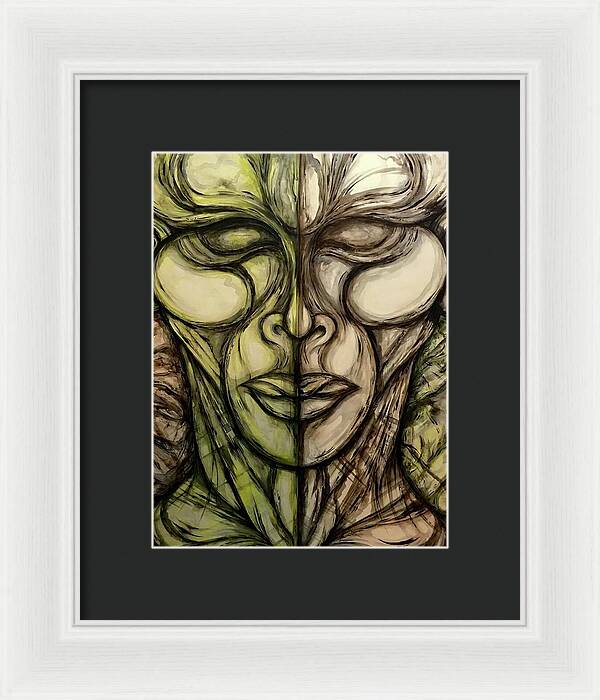 Alien Double - Framed Print