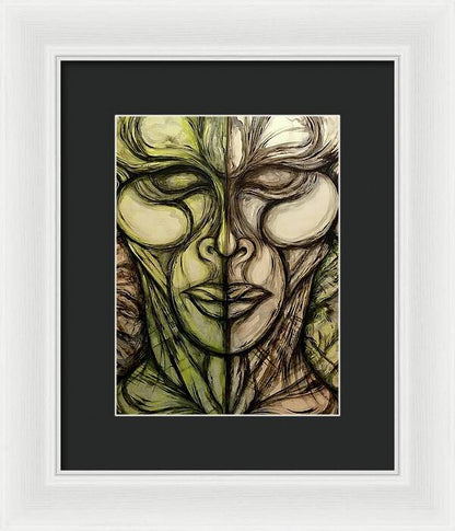 Alien Double - Framed Print