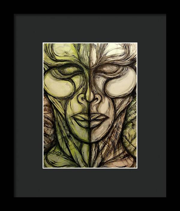 Alien Double - Framed Print