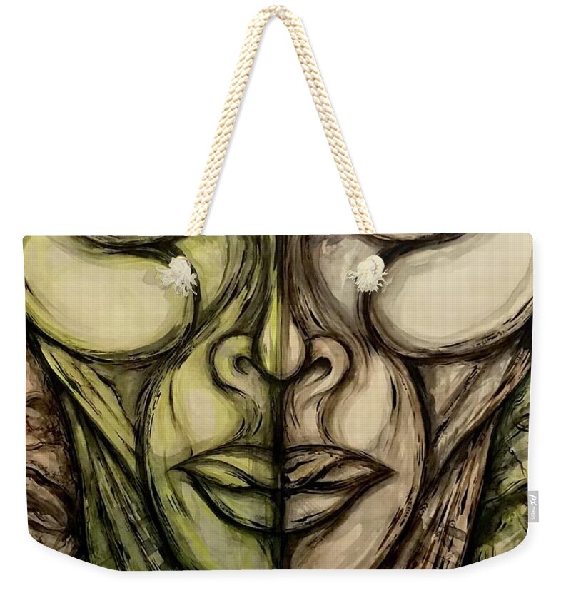 Alien Double - Weekender Tote Bag
