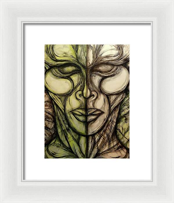 Alien Double - Framed Print
