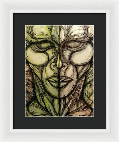 Alien Double - Framed Print