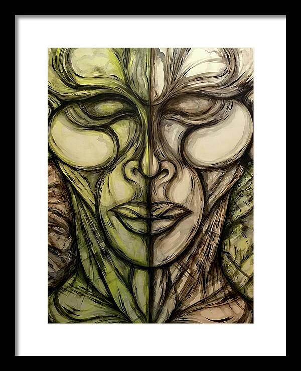 Alien Double - Framed Print