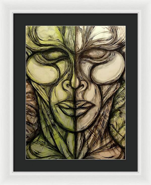 Alien Double - Framed Print