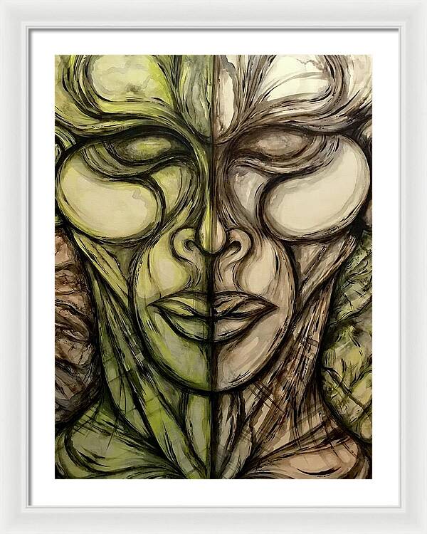 Alien Double - Framed Print