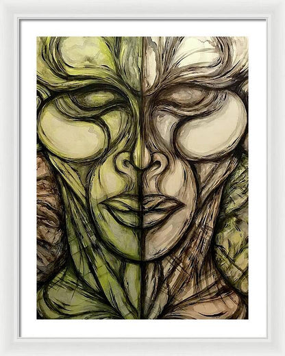 Alien Double - Framed Print