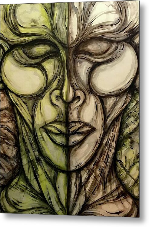 Alien Double - Metal Print