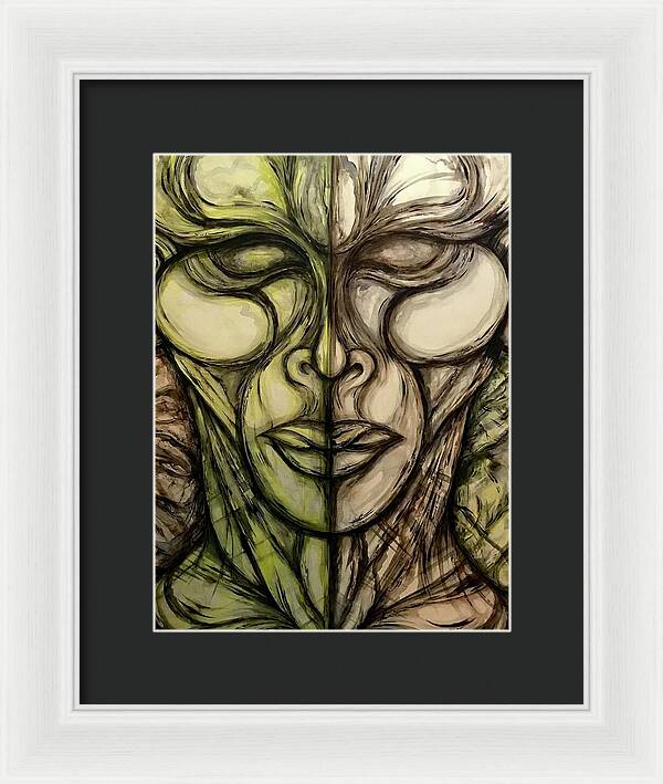 Alien Double - Framed Print