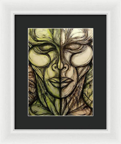 Alien Double - Framed Print