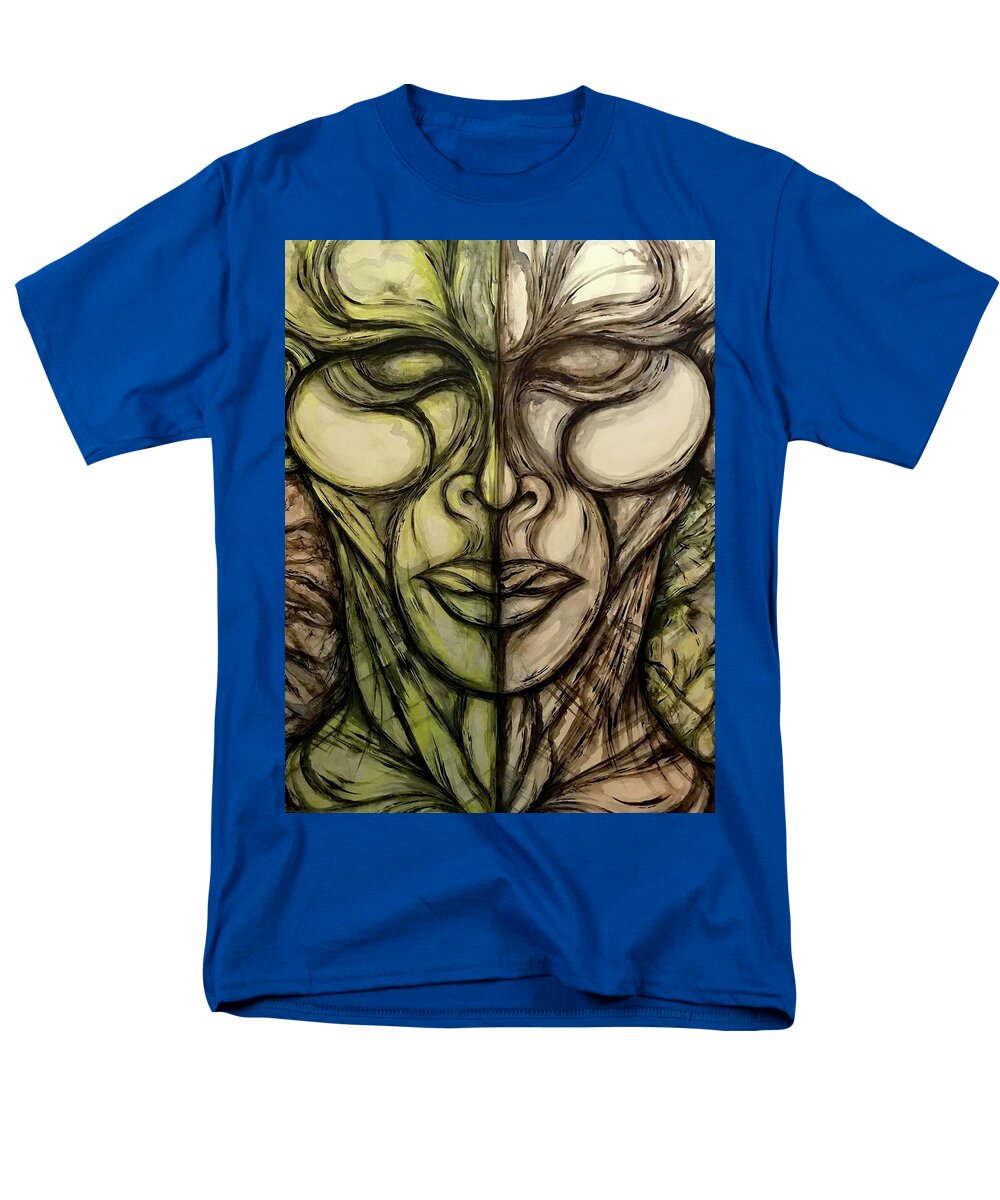 Alien Double - Men's T-Shirt  (Regular Fit)