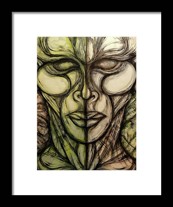 Alien Double - Framed Print