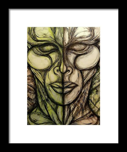 Alien Double - Framed Print