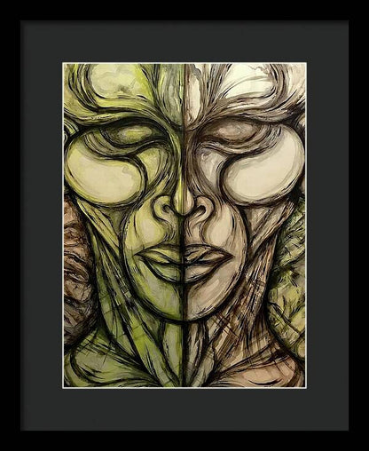 Alien Double - Framed Print