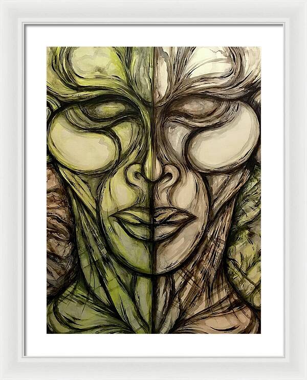 Alien Double - Framed Print