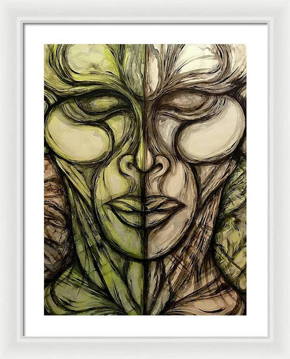 Alien Double - Framed Print