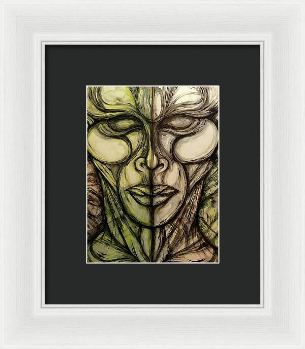 Alien Double - Framed Print