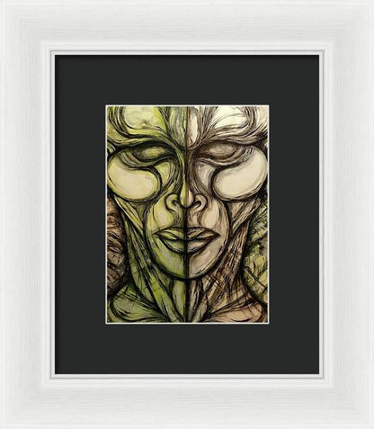 Alien Double - Framed Print