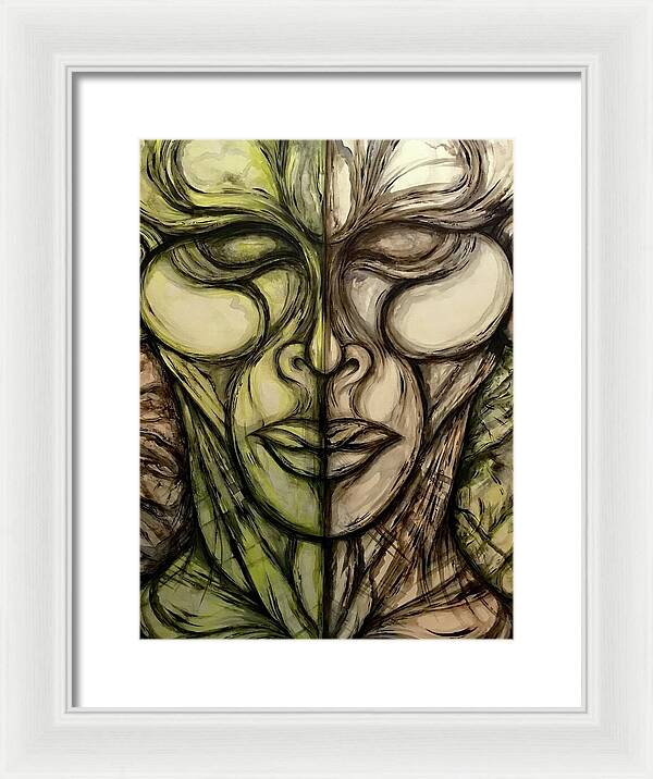 Alien Double - Framed Print