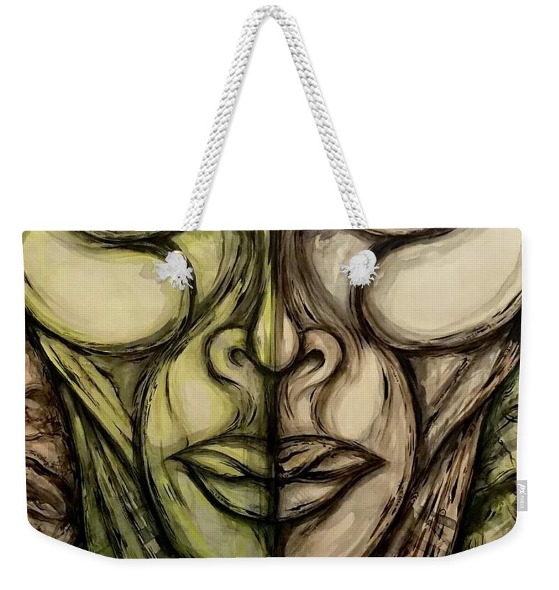 Alien Double - Weekender Tote Bag