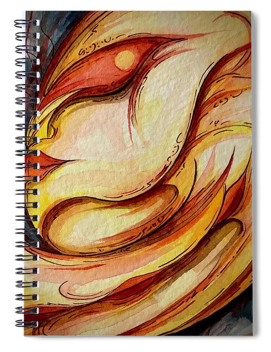 Alien Nap - Spiral Notebook