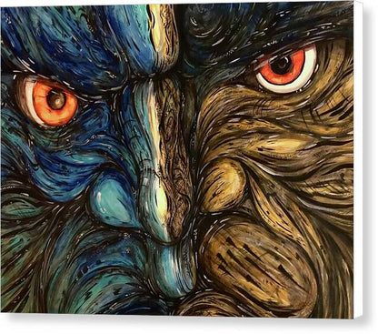 Angry Eyes - Canvas Print