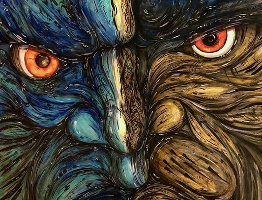 Angry Eyes - Art Print