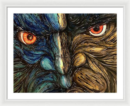 Angry Eyes - Framed Print