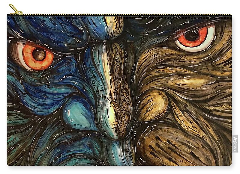 Angry Eyes - Zip Pouch