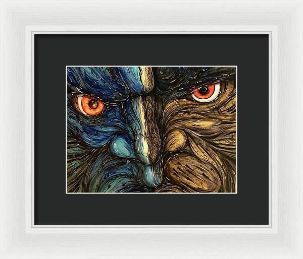 Angry Eyes - Framed Print