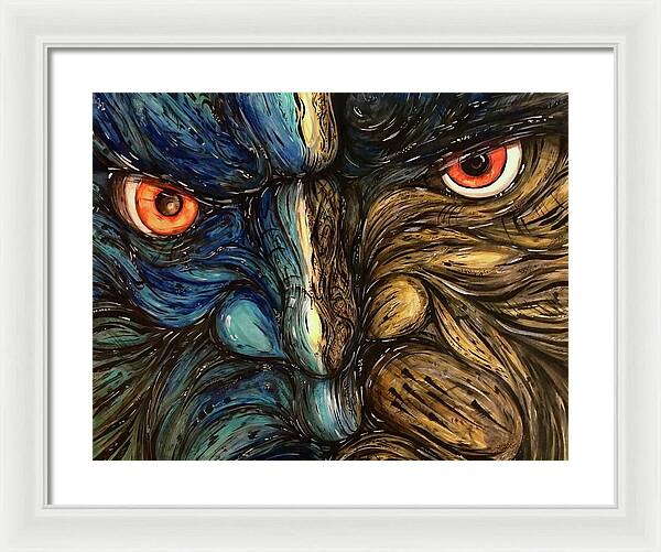 Angry Eyes - Framed Print