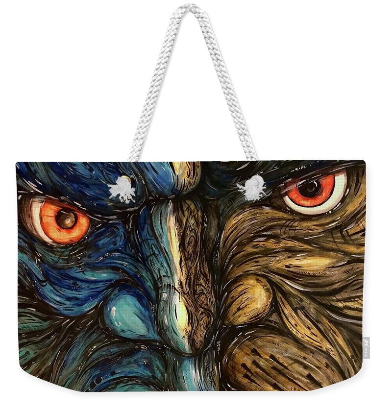 Angry Eyes - Weekender Tote Bag