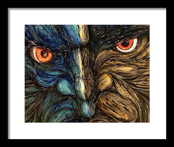 Angry Eyes - Framed Print