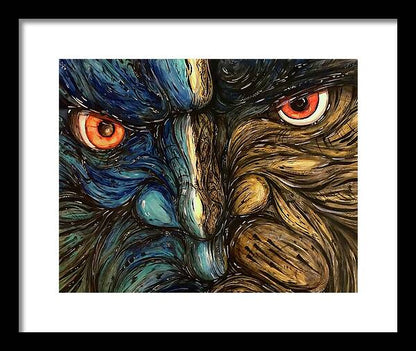 Angry Eyes - Framed Print