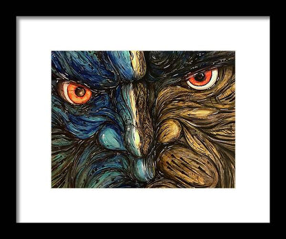 Angry Eyes - Framed Print