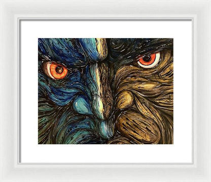 Angry Eyes - Framed Print