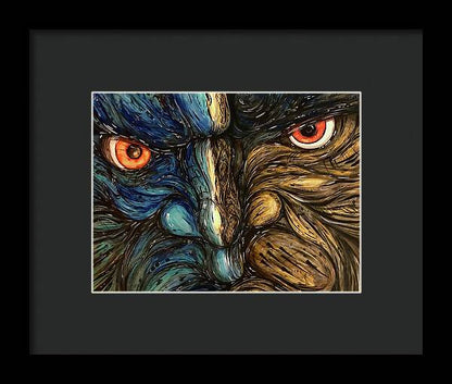 Angry Eyes - Framed Print
