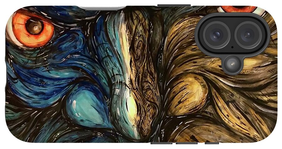Angry Eyes - Phone Case
