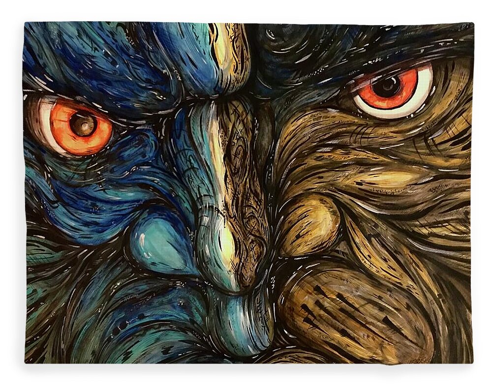 Angry Eyes - Blanket